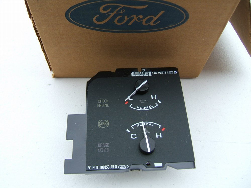 New Old Stock - Genuine OEM Ford F4TZ-10883-A Water Temp Gauge F4TF-10E853-AB