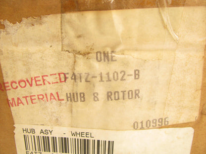 NEW GENUINE OEM Ford F4TZ-1102-B Front Disc Brake Rotor 4WD ONLY - MANUAL HUB
