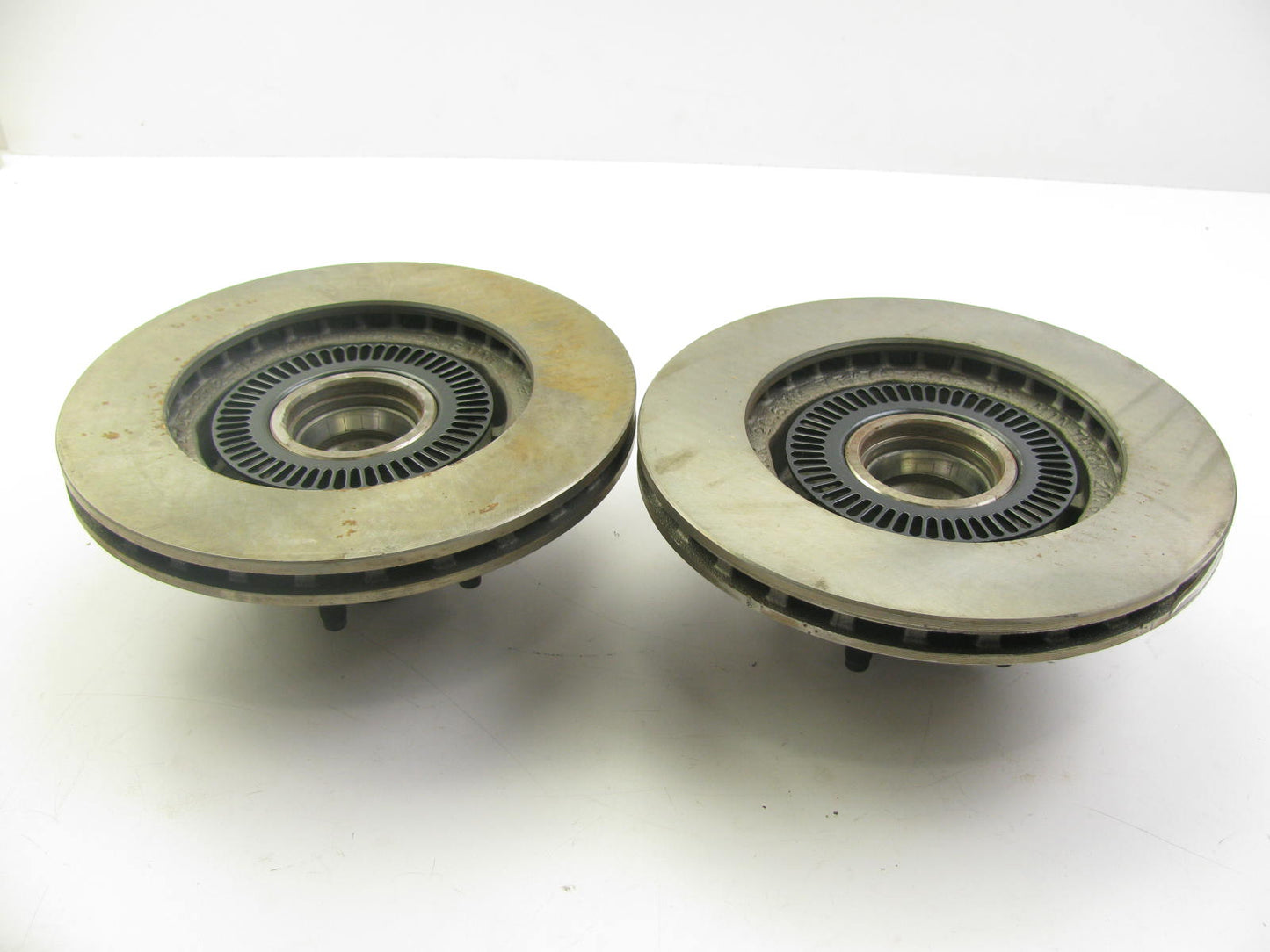 (2) NEW - OEM Ford F4TZ-1102-C Disc Brake Rotor And Hub Assembly - Front