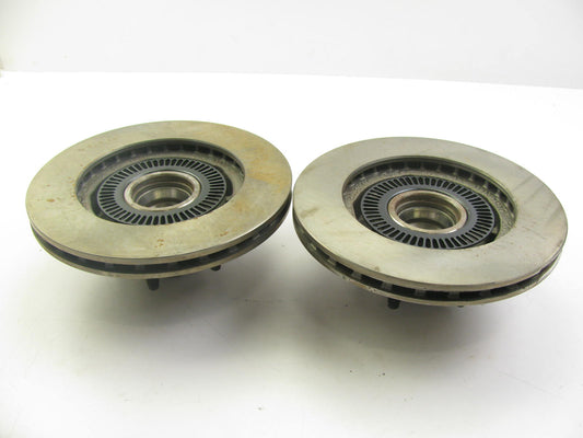 (2) NEW - OEM Ford F4TZ-1102-C Disc Brake Rotor And Hub Assembly - Front