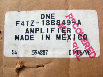Genuine OEM Ford F4TZ-18B849-A Radio Amplifier  F4TF-18B849-AC 1994-96 F150 F250