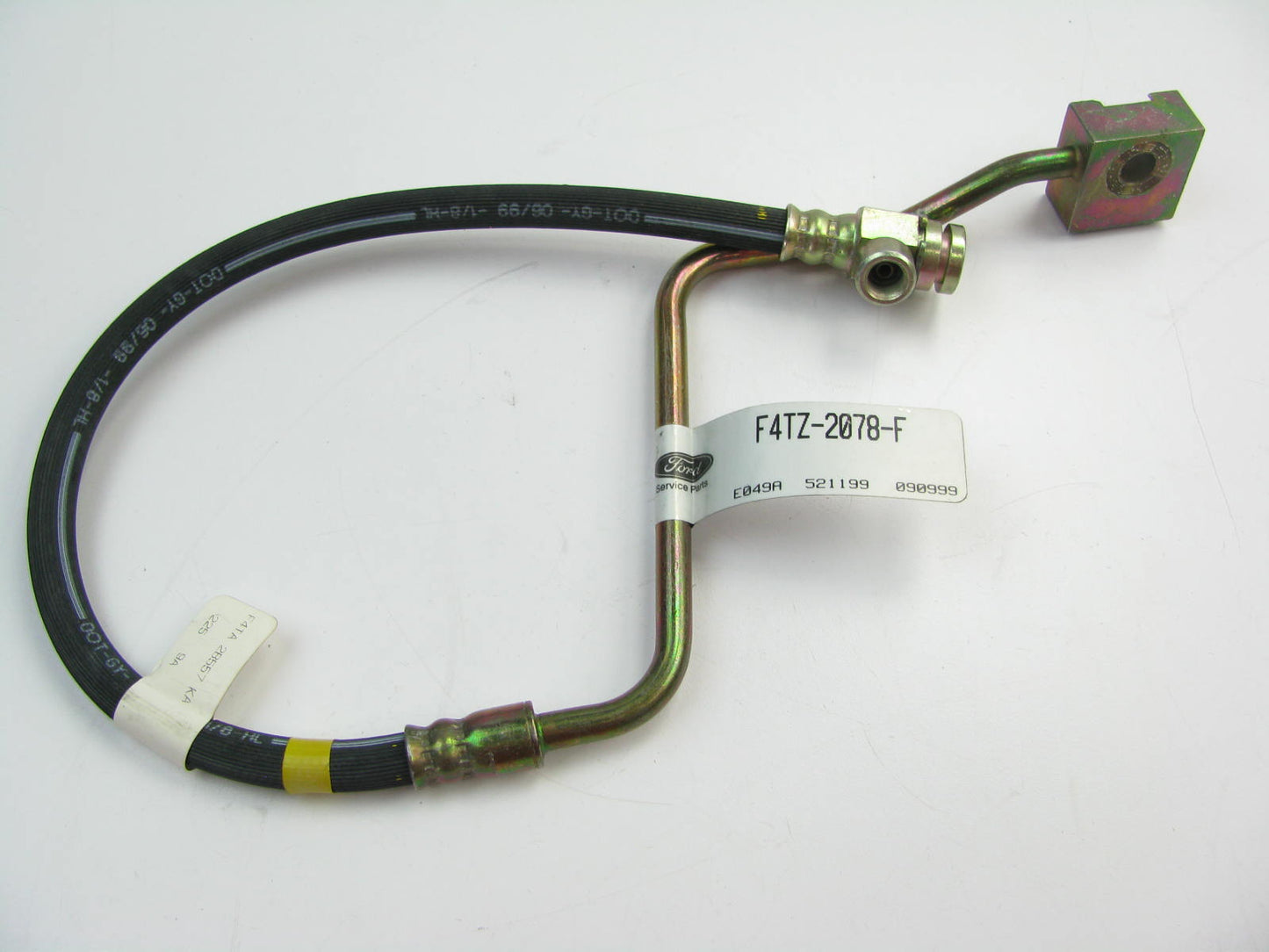 Ford OEM F4TZ-2078-F Front Left Brake Hydraulic Hose 1996-1997 F Super Duty