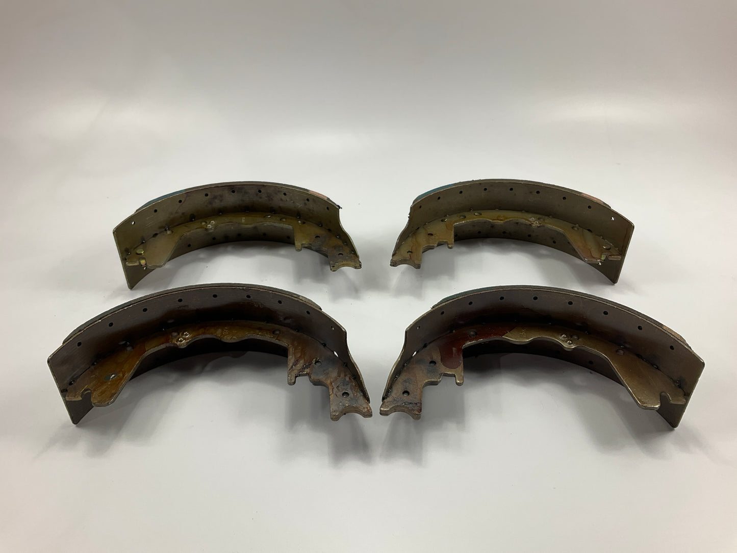 Ford F4TZ-2200-A OEM Rear Brake Shoes - 1994-1998 E-350 Econoline (12-1/8x3-1/2)