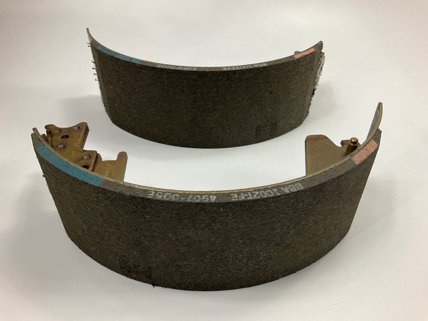 Ford F4TZ-2200-A OEM Rear Brake Shoes - 1994-1998 E-350 Econoline (12-1/8x3-1/2)