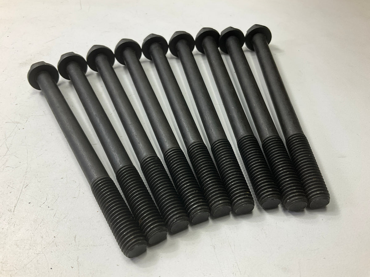 (9) NEW - OEM FORD F4TZ-6065-A Engine Cylinder Head Bolts 7.3L DIESEL V8