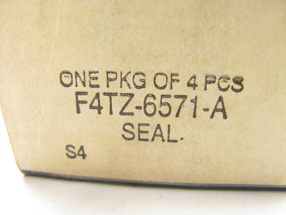 (4) NEW - OEM Ford F4TZ-6571-A Engine Valve Stem Seals 1994-2003 7.3L Diesel