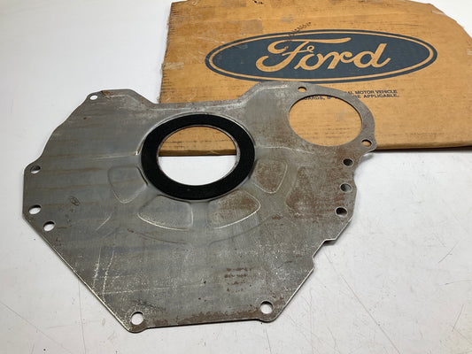 RUST - OEM Ford F4TZ-7007-A Cylinder Block Rear Plate - 5.0L 5.8L AOT C6 E4OD