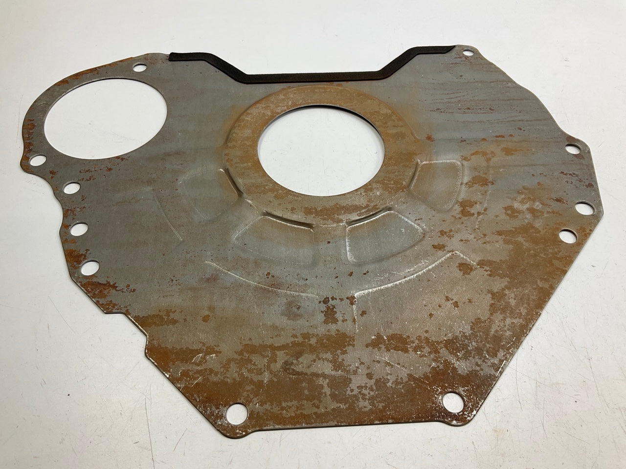 RUST - OEM Ford F4TZ-7007-A Cylinder Block Rear Plate - 5.0L 5.8L AOT C6 E4OD