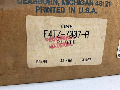 RUST - OEM Ford F4TZ-7007-A Cylinder Block Rear Plate - 5.0L 5.8L AOT C6 E4OD