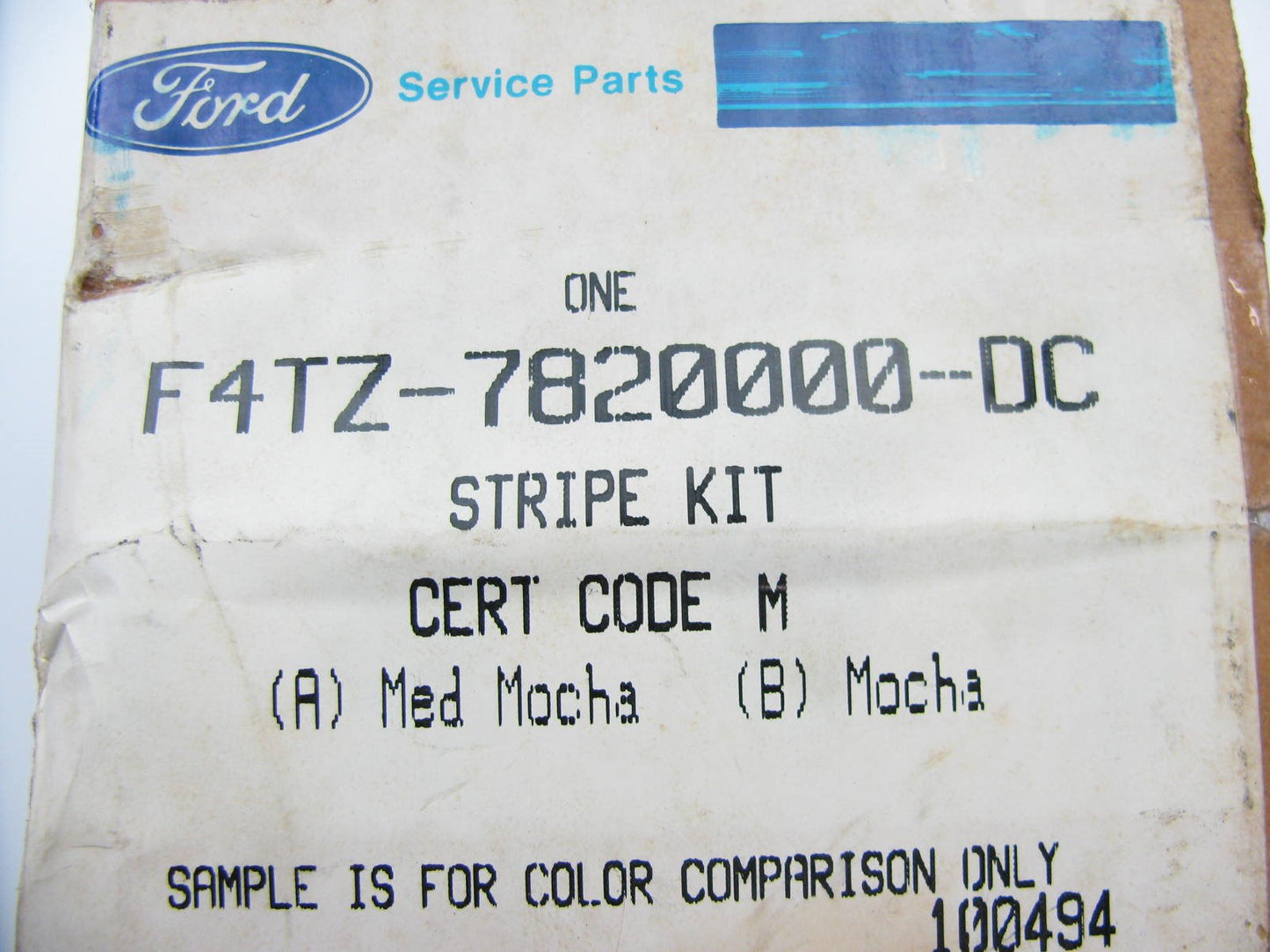 NOS OEM Ford F4TZ-7820000-DC Right MOCHA Body Stripe Kit - 1994 Ford Explorer