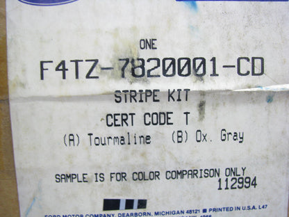 NOS Genuine OEM Ford F4TZ-7820001-CD Left Front Stripe Kit 93-94 Explorer Ranger