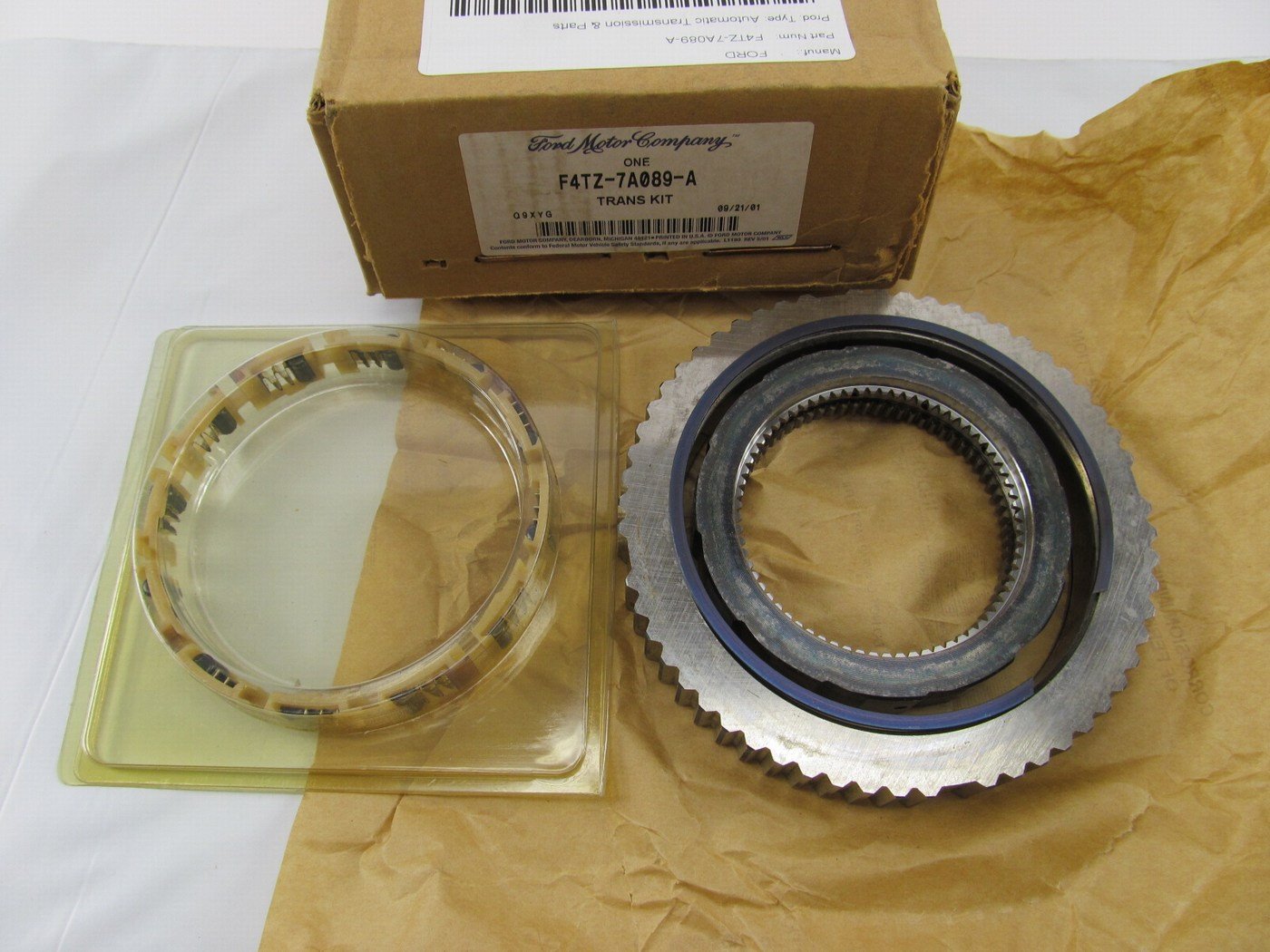 NOS OEM Ford E4OD Automatic Transmission Overdrive Clutch Kit  F4TZ-7A089-A