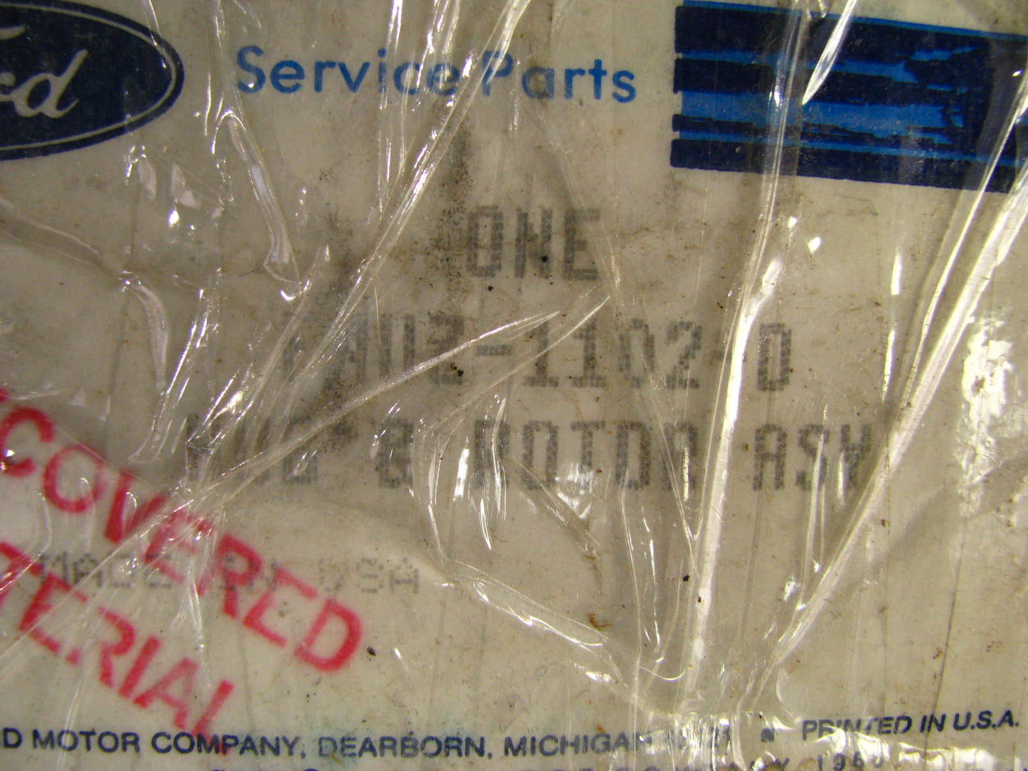 SURFACE RUST - Ford F4UZ-1102-D-R Front Brake Rotor & Hub 92-94 E-350 Econoline