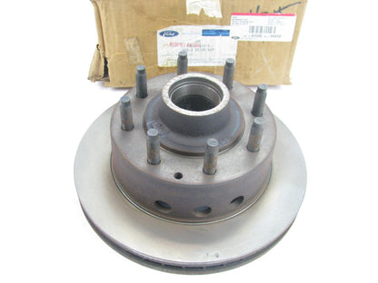 NEW GENUINE OEM Ford Front Brake Rotor & Hub - 1992-1994 E-250, E-350 Econoline