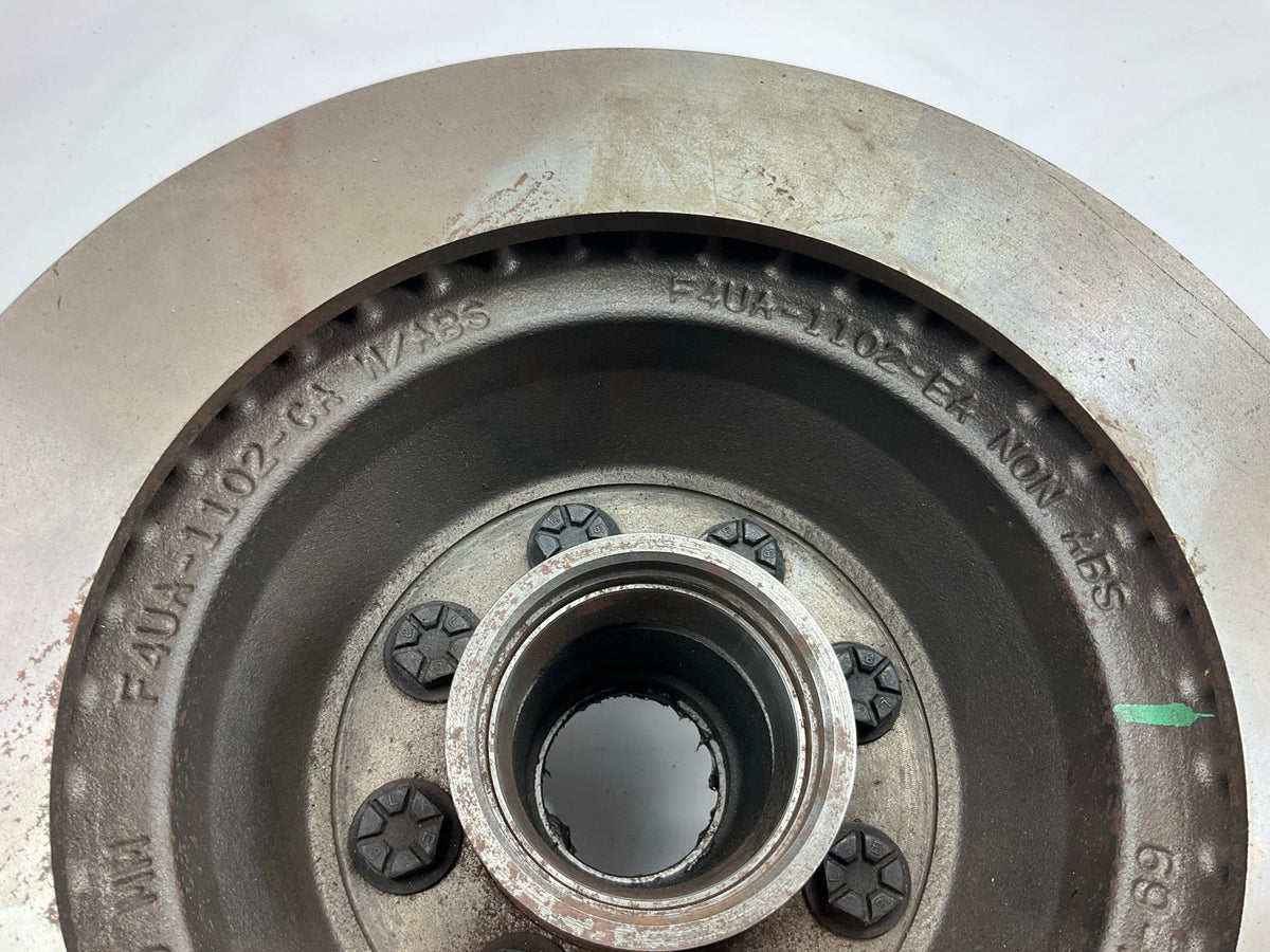SURFACE RUST - OEM Ford F4UZ-1102-F Front Brake Rotor 1992-1994 E250 E350 DRW