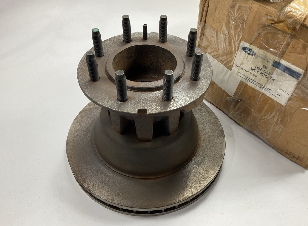 SURFACE RUST - OEM Ford F4UZ-1102-F Front Brake Rotor 1992-1994 E250 E350 DRW
