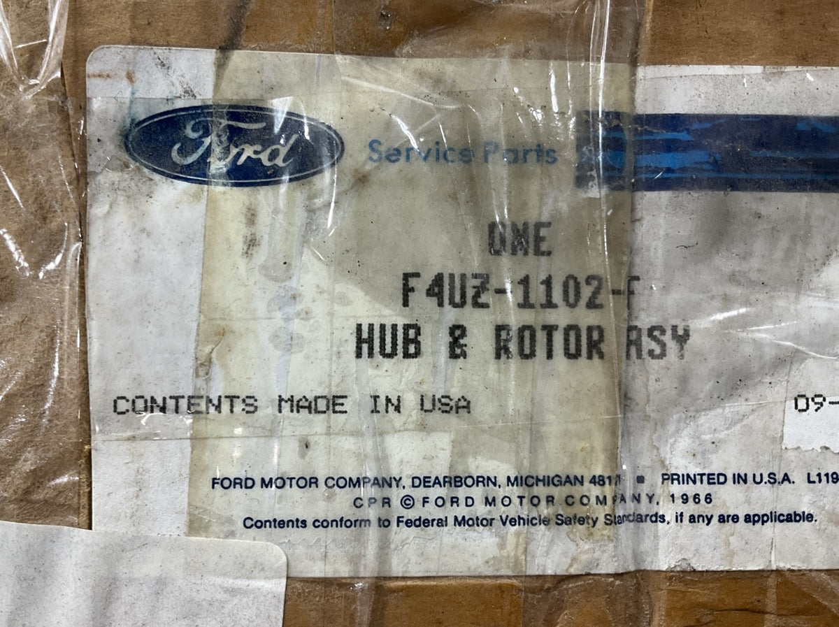 SURFACE RUST - OEM Ford F4UZ-1102-F Front Brake Rotor 1992-1994 E250 E350 DRW