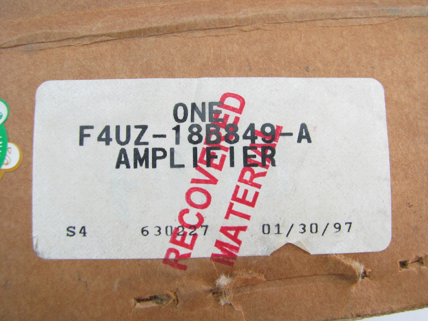 NEW GENUINE OEM Ford F4UZ-18B849-A Amplifier F4UF-18B849-AB  1994-2004 E150 E250