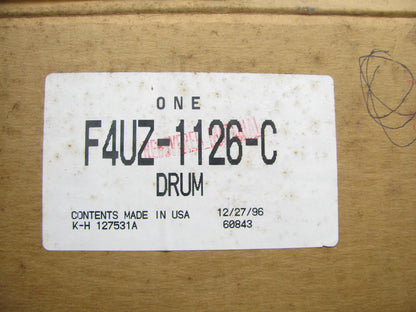 (2) OEM Ford F4UZ-1126-C 92-02 Ford E-350 Van W/ Dana 60 Axle Rear Brake Drums