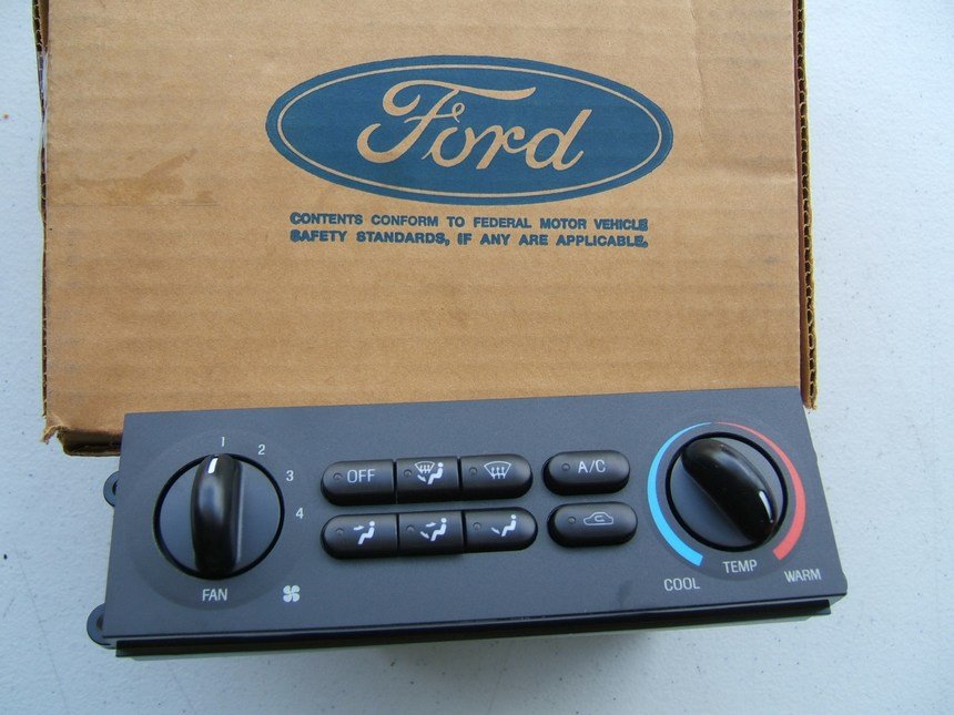 NEW - OEM Ford F4XY-19980-A HVAC Climate Control Panel Switch For 94-95 Villager Type 2