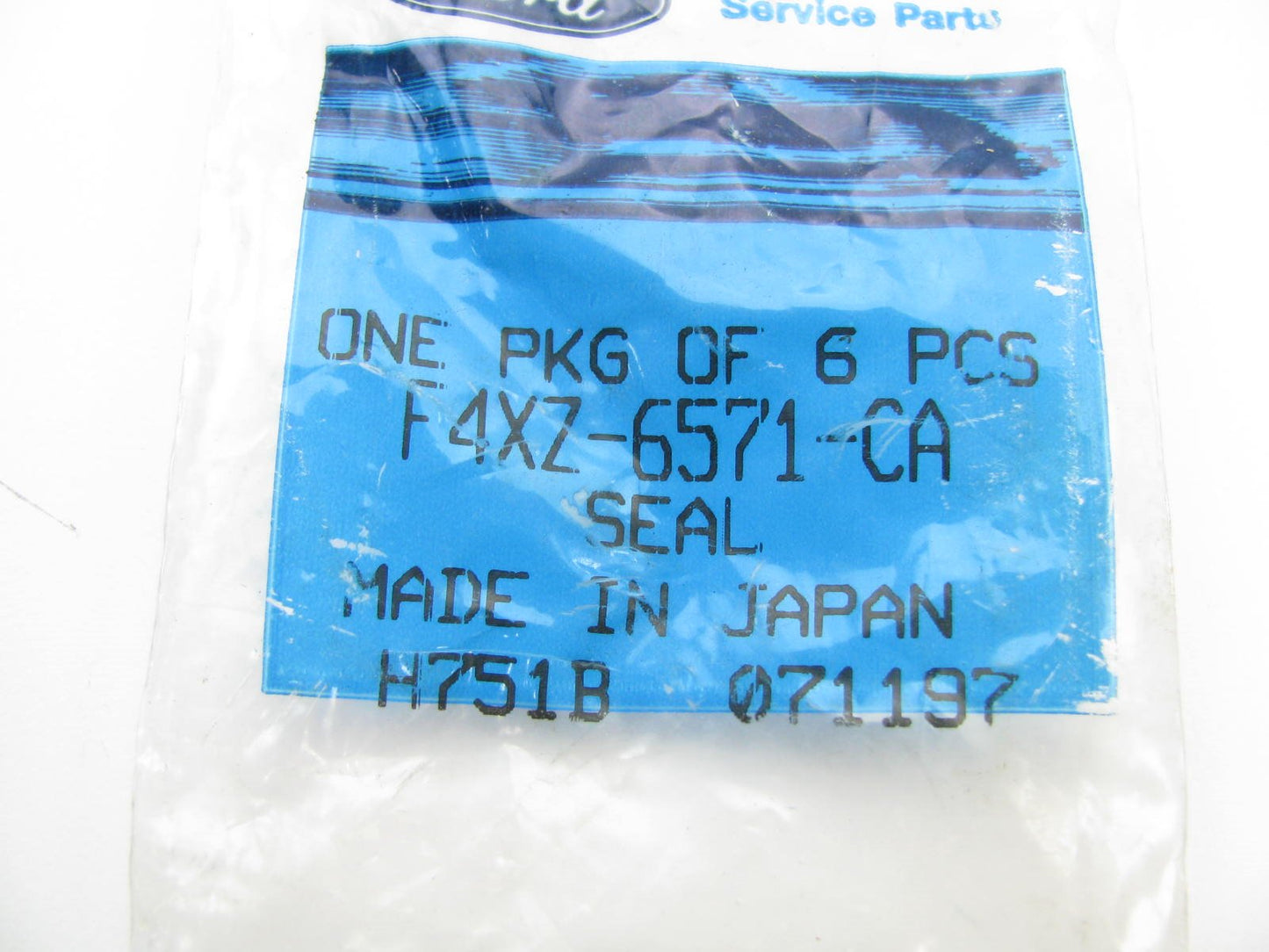 (6) OEM Ford F4XZ-6571-CA Valve Stem Seals For 1994-1998 Nissan Quest, Villager