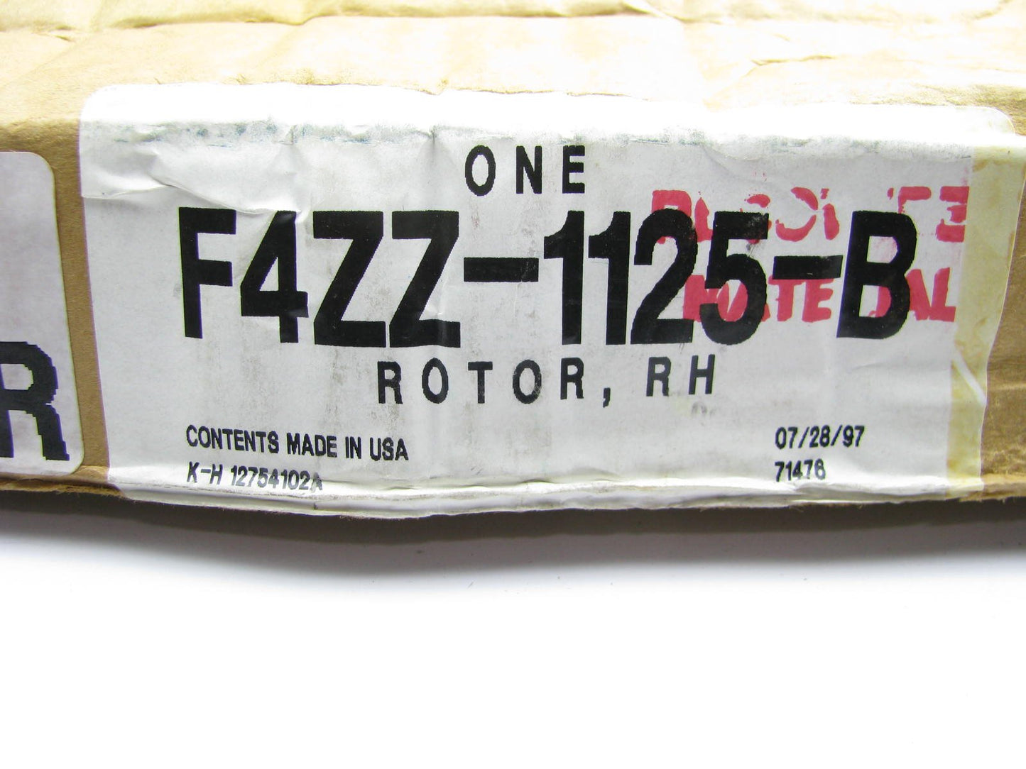 NEW - OEM Ford F4ZZ-1125-B Front Right Disc Brake Rotor 1994-2004 Mustang SVT