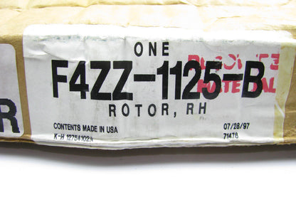 NEW - OEM Ford F4ZZ-1125-B Front Right Disc Brake Rotor 1994-2004 Mustang SVT