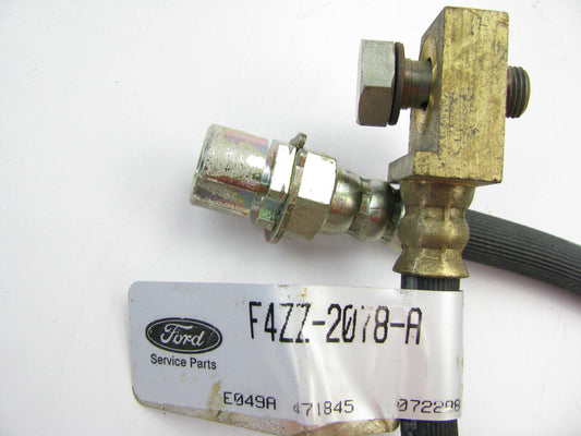 NEW - OEM Ford F4ZZ-2078-A Front Right Brake Hydraulic Hose 1994-1995 Mustang