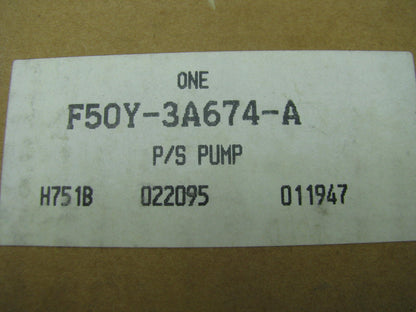 NEW - OEM Ford F50Y-3A674-A Power Steering Pump For 1995-02 Lincoln Continental