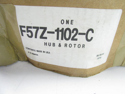 NOS OEM Ford F57Z-1102-C Brake Rotor  RWD ONLY 2-WHEEL ABS ONLY