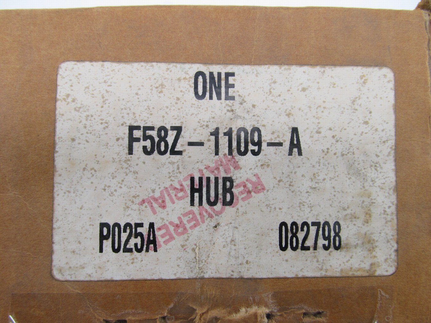 NEW GENUINE OEM Ford F58Z-1109-A Rear Wheel Hub Bearing  1995-1997 Windstar