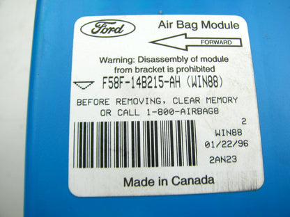 New Genuine OEM Ford F58Z-14B215-A SRS Control Module For 1995 Ford Windstar