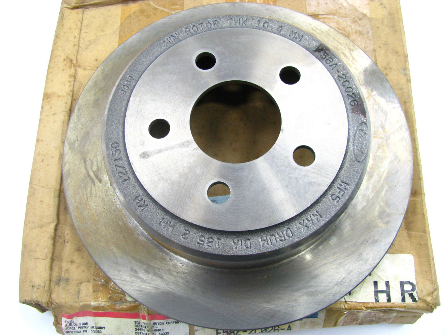 NEW GENUINE OEM Ford F58Z-2C026-A REAR Disc Brake Rotor - 1995-2003 Windstar