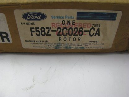 NEW GENUINE OEM Ford F58Z-2C026-CA Rear Disc Brake Rotor