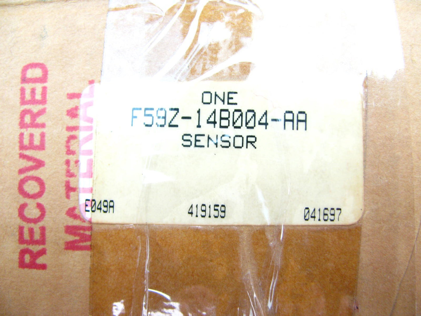 NEW GENUINE Ford F59Z-14B004-AA FRONT RIGHT SRS Crash Sensor 95-97 Aerostar