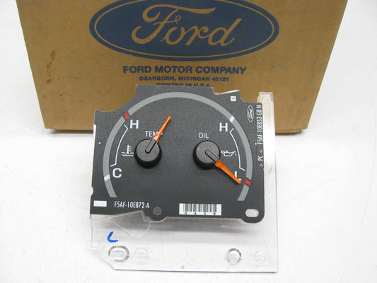 NEW - OEM Ford F5AZ-10883-A Water Temp & Oil Pressure Gauge 1995 Crown Victoria