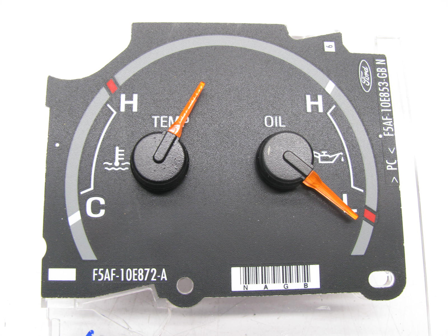 NEW - OEM Ford F5AZ-10883-A Water Temp & Oil Pressure Gauge 1995 Crown Victoria
