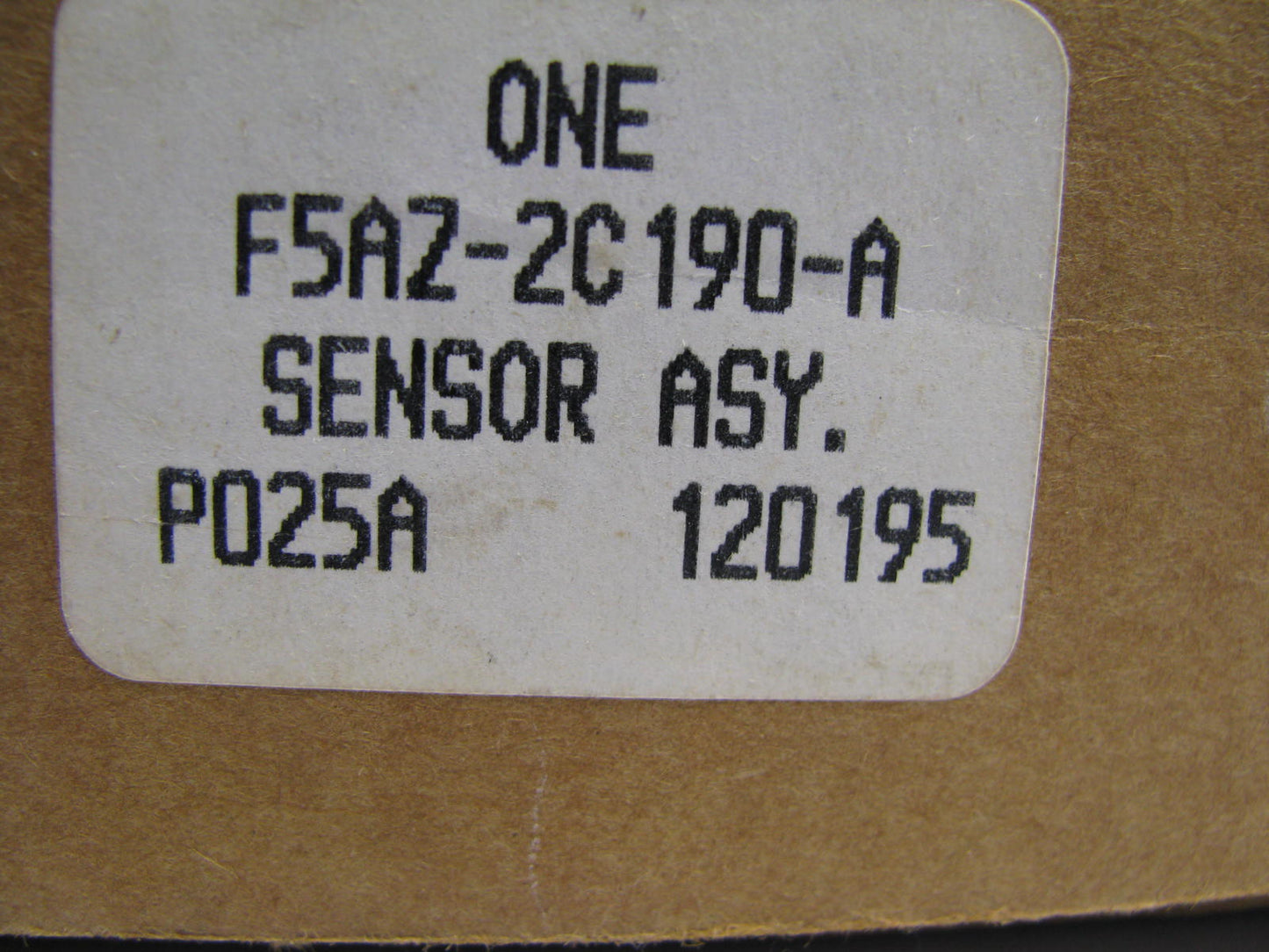 NEW - OEM Ford F5AZ-2C190-A ABS Wheel Speed Sensor - Rear Left / Right