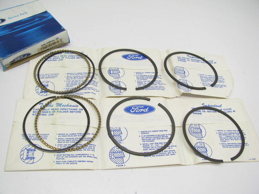 DOES (2) PISTONS - OEM Ford F5AZ-6148-A STD Piston Rings - Ford 4.6L SOHC V8