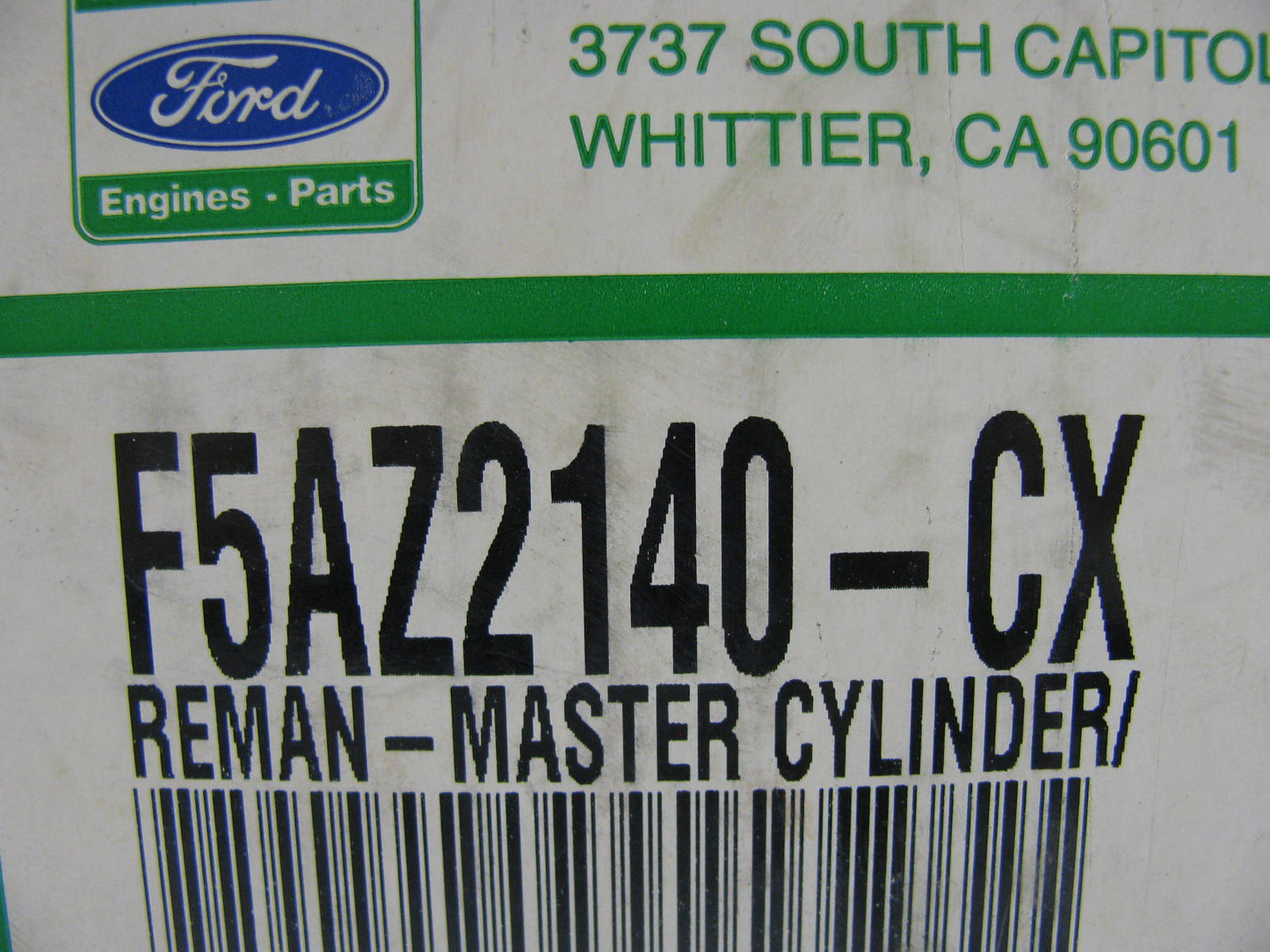 REMAN Brake Master Cylinder OEM 1995 Crown Vic 95-97 Town Car 95 Grand Marquis