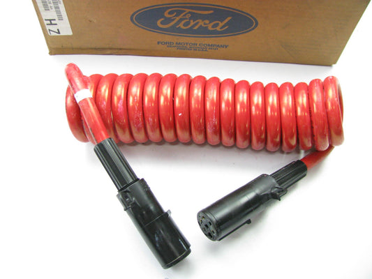 NOS OEM Ford F5HZ-15436-AA 1995-UP Medium Heavy HD Truck Wiring Trailer Plug