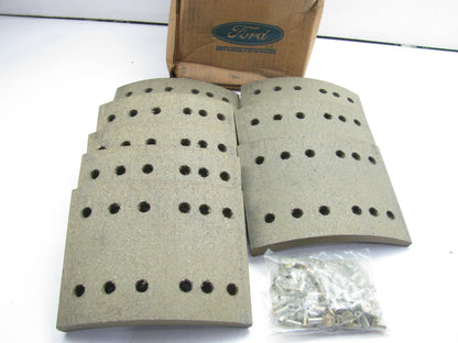 NEW - OEM Ford F5HZ-2007-BA Rockwell ''Q'' Brake Shoe Lining Kit, 16-1/2'' X 6''