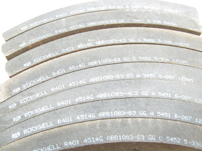 NEW - OEM Ford F5HZ-2007-BA Rockwell ''Q'' Brake Shoe Lining Kit, 16-1/2'' X 6''
