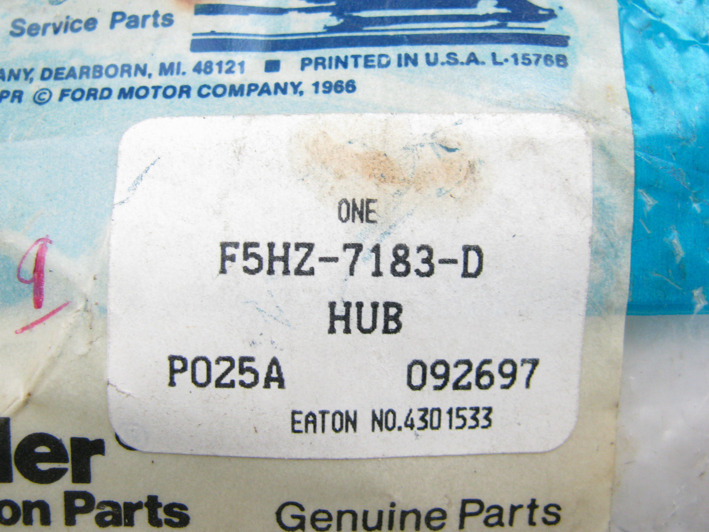 NEW - OEM Ford F5HZ-7183-D Manual Transmission 2-3 Clutch Hub - Fuller FS-4205B