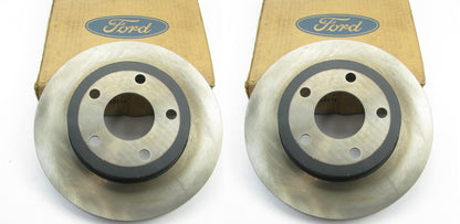 (2) NEW - OEM Ford F5LY-2C026-A Rear Disc Brake Rotors