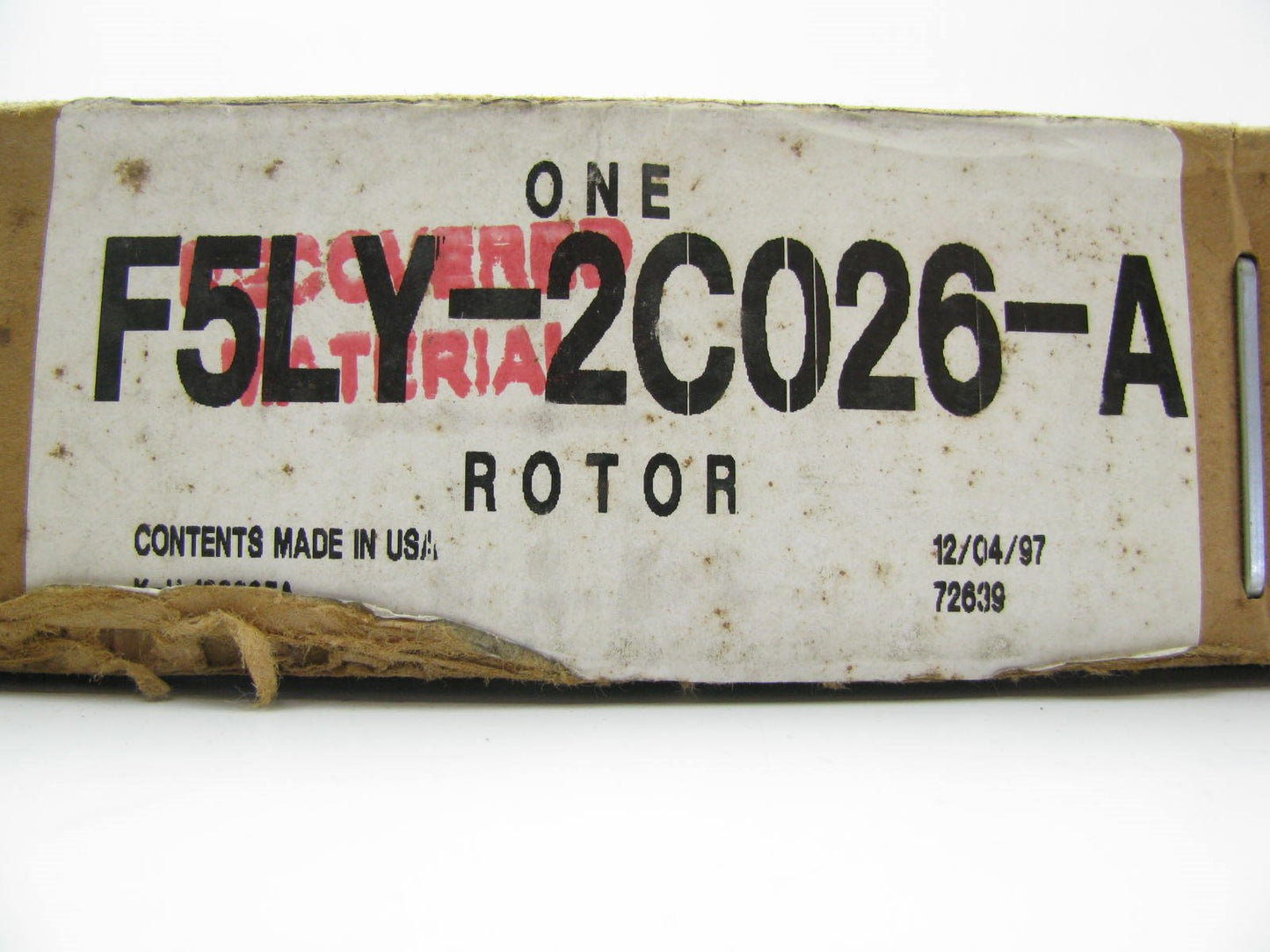 (2) NEW - OEM Ford F5LY-2C026-A Rear Disc Brake Rotors