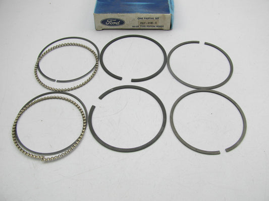 NEW - OEM Ford F5LY-6148-A Partial Piston Ring Set - Standard 1995-1997 4.6L