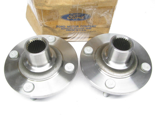 (2) New Genuine FRONT Wheel Bearing Hubs OEM For 95-00 Ford Contour F5RZ-1104-A