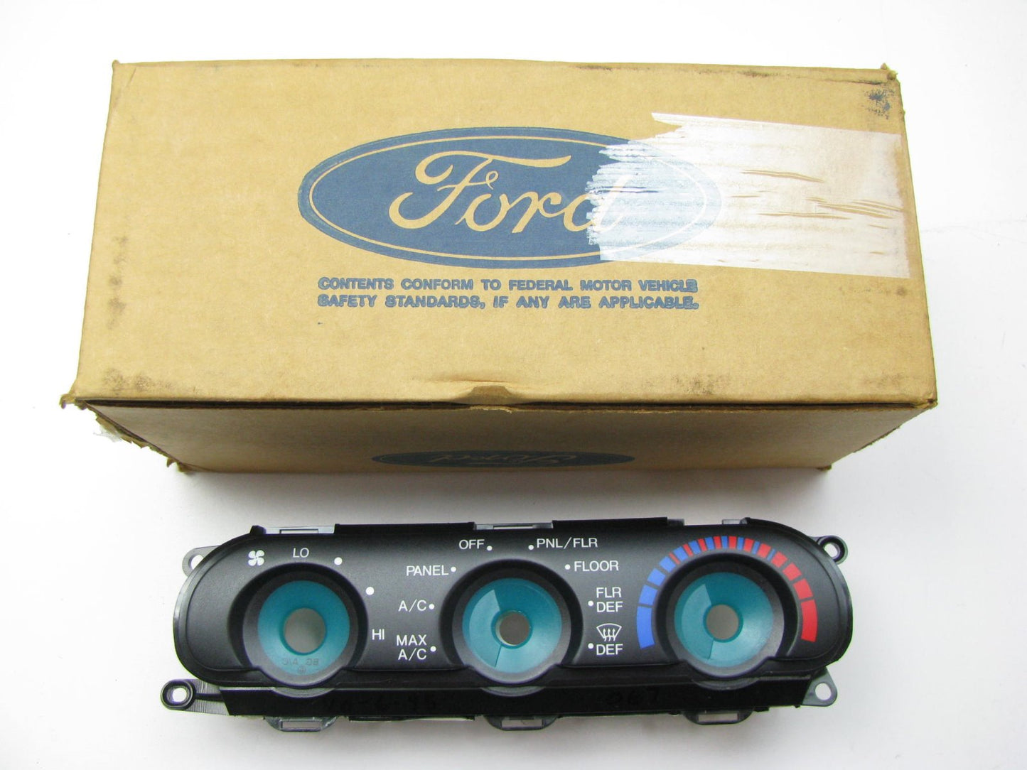 New OEM Ford F5RZ-19980-C HVAC A/C Control Face Plate 1995-1997 Mercury Mystique