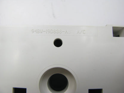 New OEM Ford F5RZ-19980-C HVAC A/C Control Face Plate 1995-1997 Mercury Mystique